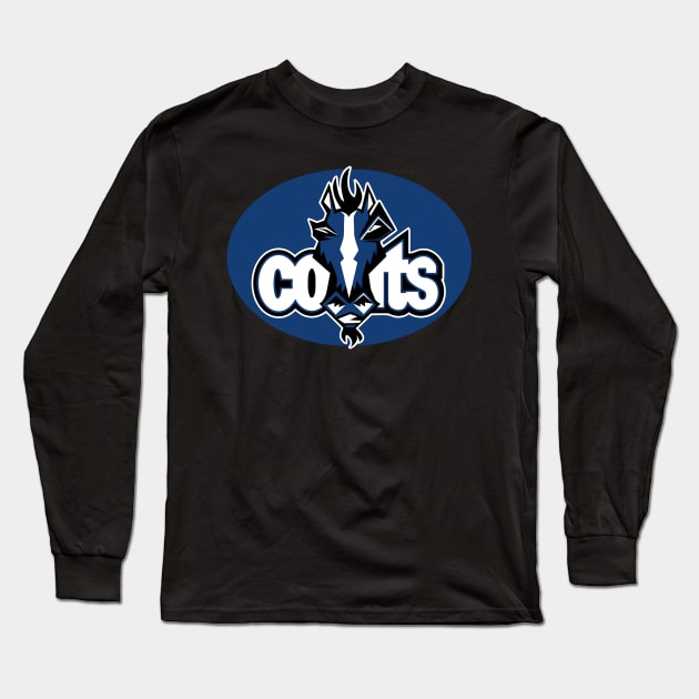 indianapolis colts Long Sleeve T-Shirt by kolumenana